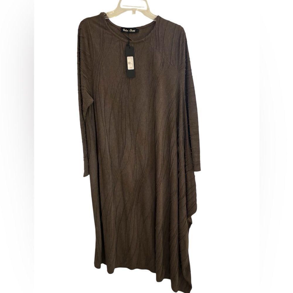 Helen’s Heart Elegant Brown Maxi Dress Size L